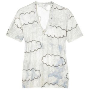 Stella McCartney organic cloud print shirt small